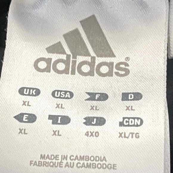 Adidas Men’s XL Black Track Pants Ankle Zip 17” ECU - Picture 4 of 11